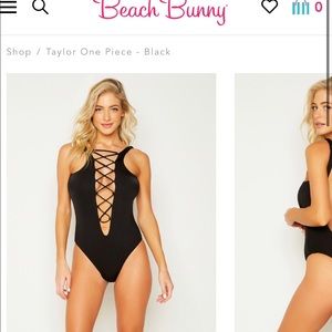 Beach bunny one piece -only worn 2x